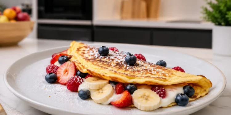 przepis na omlet na słodko